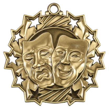 2.25" Placement Ten Star Medal – item TS503