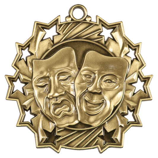 2.25" Placement Ten Star Medal – item TS503
