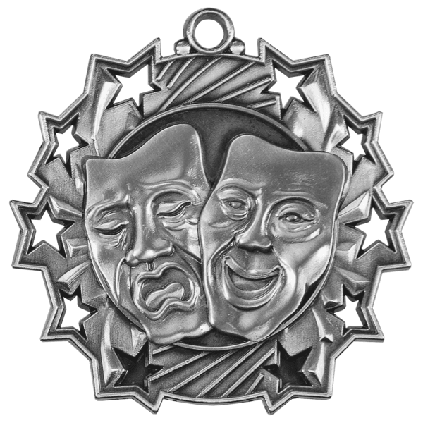 2.25" Placement Ten Star Medal – item TS503 image 2