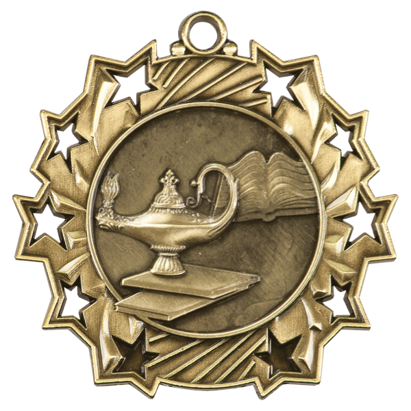 2.25" Placement Ten Star Medal – item TS504