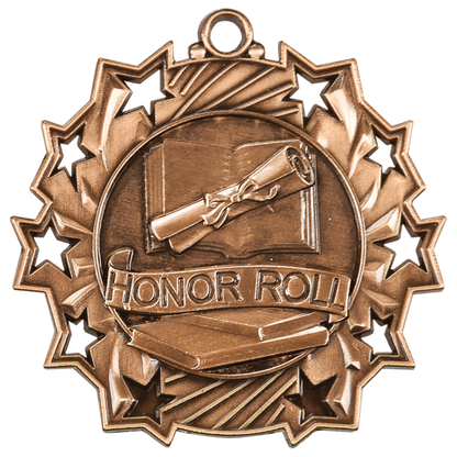 2.25" Placement Ten Star Medal – item TS505 image 3