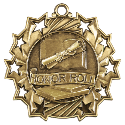 2.25" Placement Ten Star Medal – item TS505