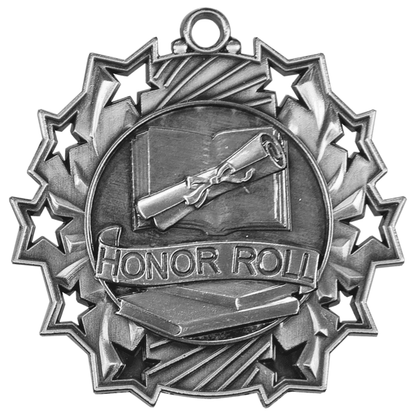 2.25" Placement Ten Star Medal – item TS505 image 2