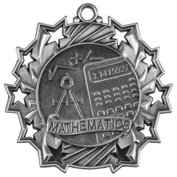 2.25" Placement Ten Star Medal – item TS507 image 2
