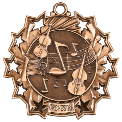 2.25" Placement Ten Star Medal – item TS509 image 3