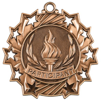 2.25" Placement Ten Star Medal – item TS510 image 3