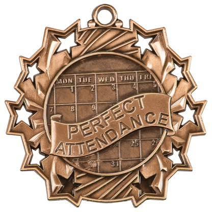 2.25" Placement Ten Star Medal – item TS511 image 3