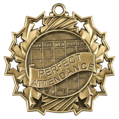 2.25" Placement Ten Star Medal – item TS511
