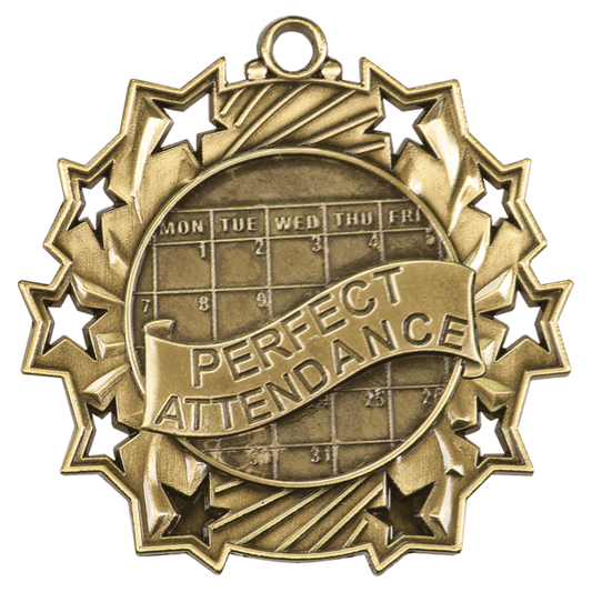 2.25" Placement Ten Star Medal – item TS511