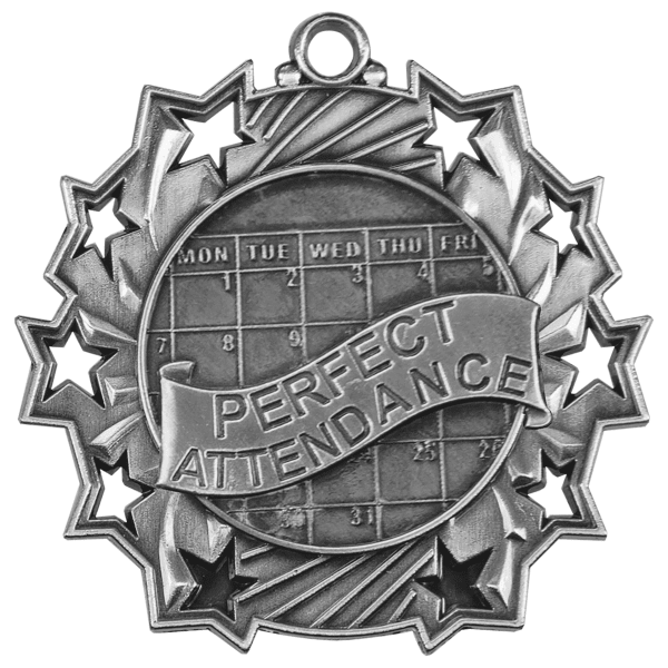 2.25" Placement Ten Star Medal – item TS511 image 2