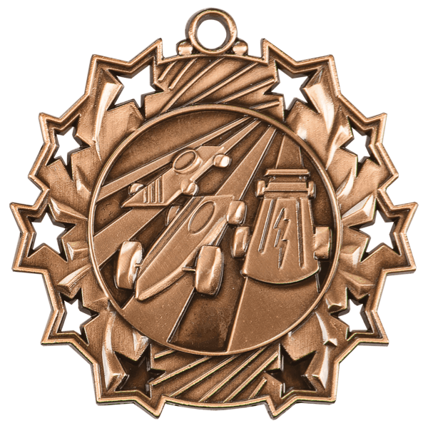 2.25" Placement Ten Star Medal – item TS512 image 3