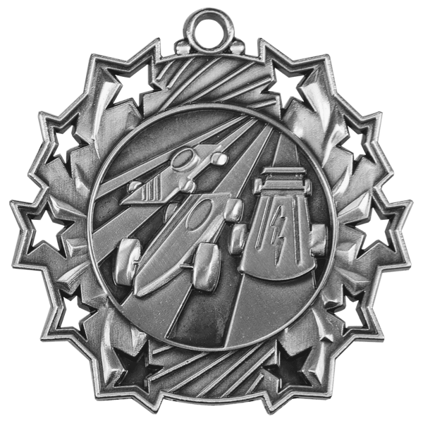 2.25" Placement Ten Star Medal – item TS512 image 2