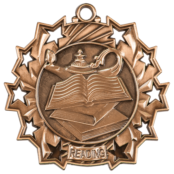 2.25" Placement Ten Star Medal – item TS513 image 3