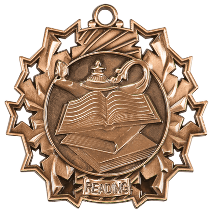 2.25" Placement Ten Star Medal – item TS513 image 3