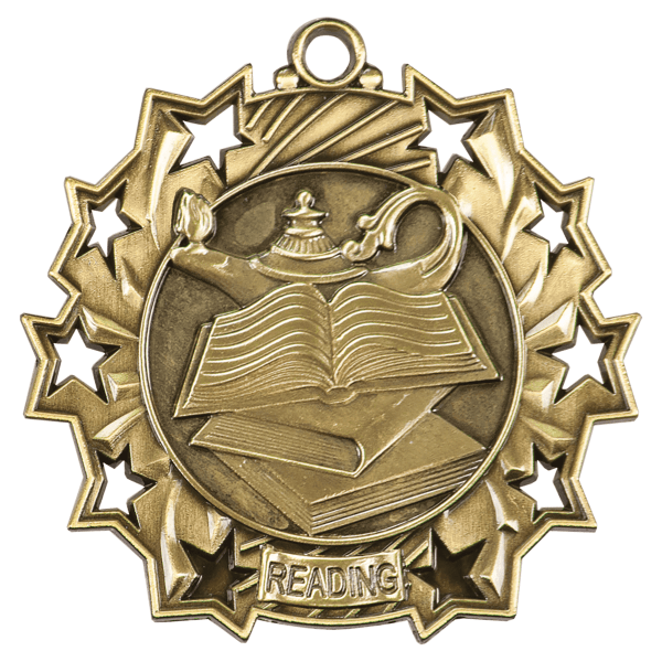 2.25" Placement Ten Star Medal – item TS513