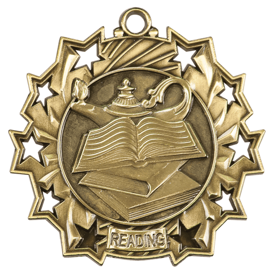 2.25" Placement Ten Star Medal – item TS513