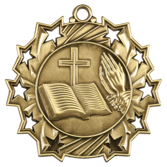 2.25" Placement Ten Star Medal – item TS514