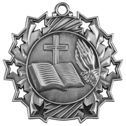 2.25" Placement Ten Star Medal – item TS514 image 2