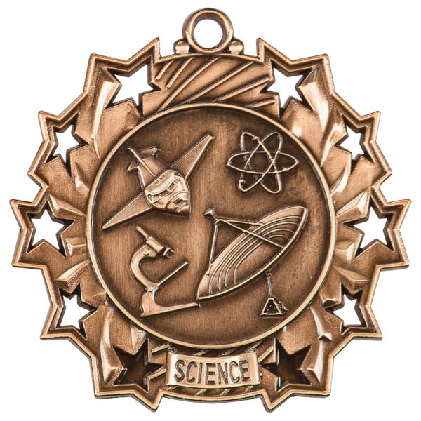 2.25" Placement Ten Star Medal – item TS515 image 3