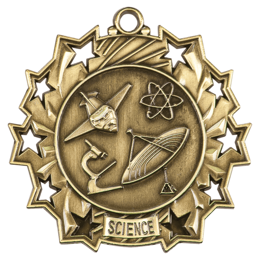 2.25" Placement Ten Star Medal – item TS515
