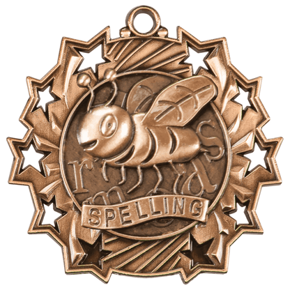 2.25" Placement Ten Star Medal – item TS516 image 3