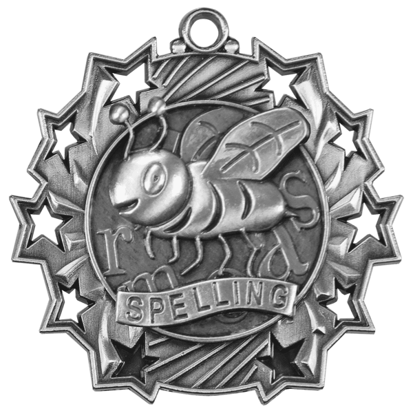 2.25" Placement Ten Star Medal – item TS516 image 2