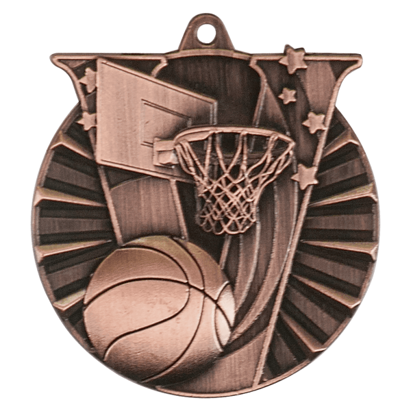 2" Basketball Victory Medal – item VM102 image 3