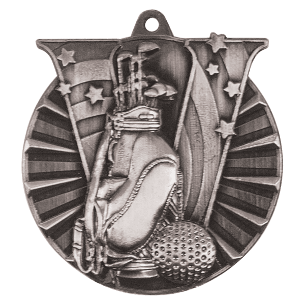 2" Golf Victory Medal – item VM105 image 2