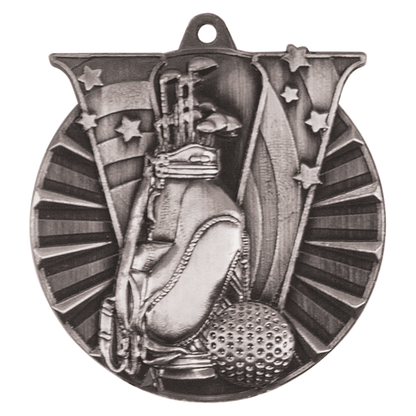 2" Golf Victory Medal – item VM105 image 2