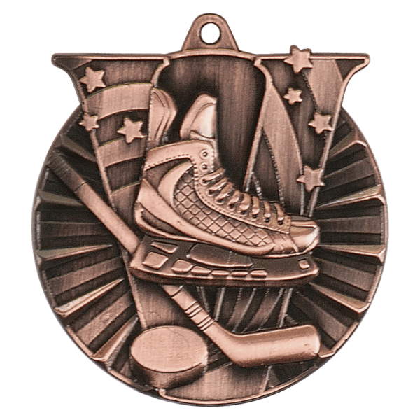 2" Hockey Victory Medal – item VM106 image 3