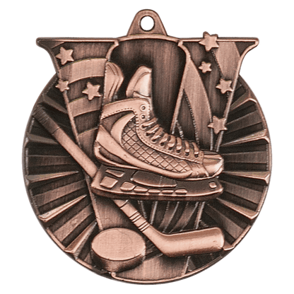 2" Hockey Victory Medal – item VM106 image 3