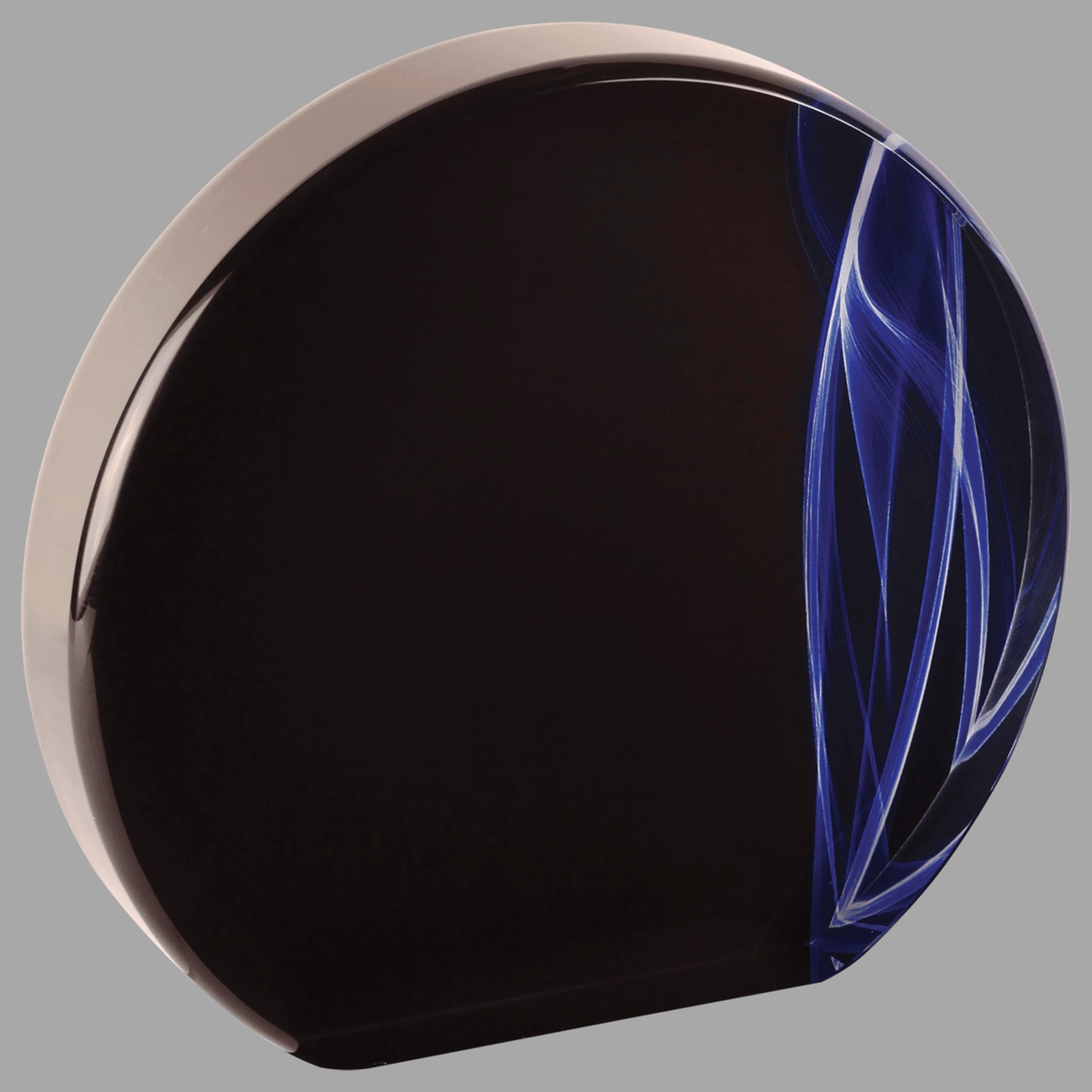 5" Round Blue Vapor Acrylic — VPA101