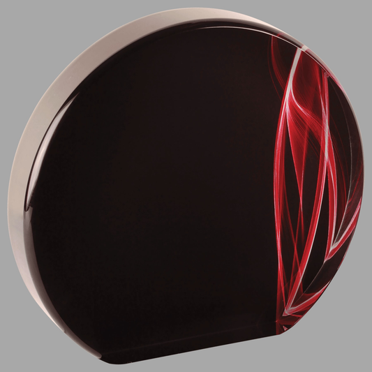 5" Round Red Vapor Acrylic — VPA201