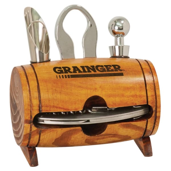 Barrel 4-Piece Wine Tool Set – item WTL03