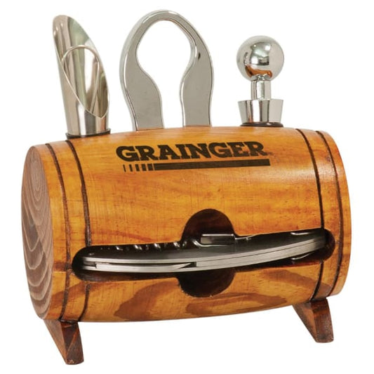 Barrel 4-Piece Wine Tool Set – item WTL03