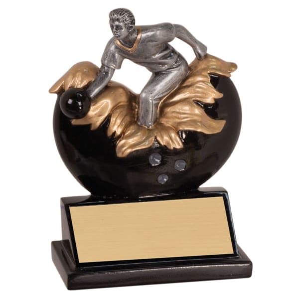 Resin5.25" Expldng Male Bwlng Award – item XP104