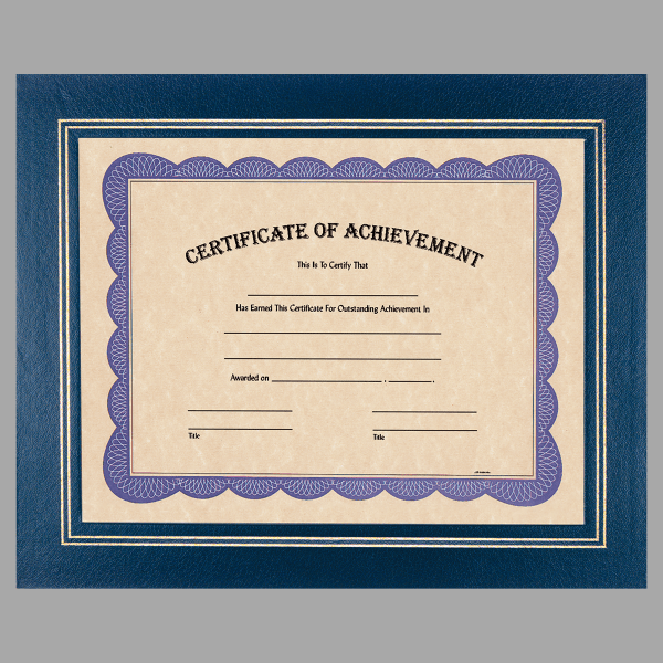13.25" x 10.75" Certificate Holder Plaque – item Z7BLU image 2