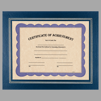 13.25" x 10.75" Certificate Holder Plaque – item Z7BLU image 2