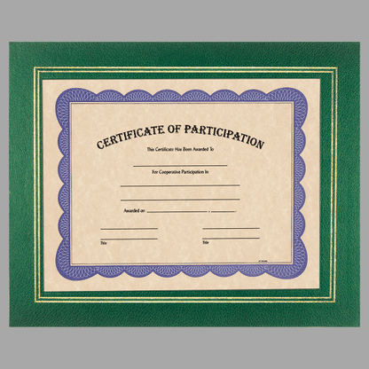 13.25" x 10.75" Certificate Holder Plaque – item Z7GRN image 2