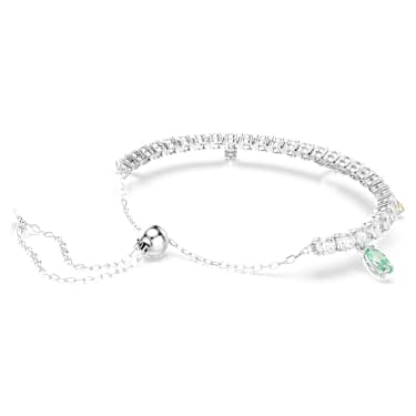 Ariana Grande x Swarovski bracelet, Mixed cuts, Multicolored, Rhodium plated image 4