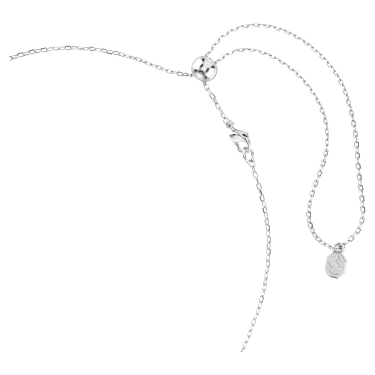 Ariana Grande x Swarovski necklace, Mixed cuts, Multicolored, Rhodium plated image 3