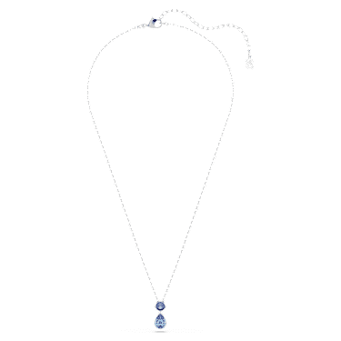 Chroma pendant, Mixed cuts, Multicolored, Rhodium plated image 2