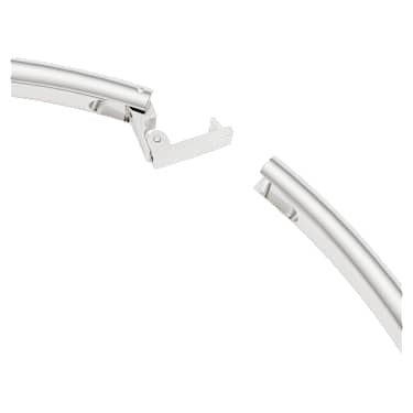 Classica choker, Statement, Round cut, White, Sterling silver image 3