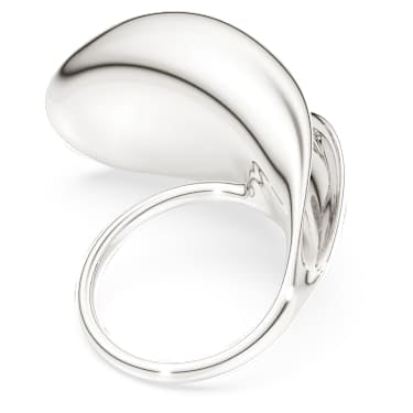 Classica cocktail ring, Statement, Round cut, White, Sterling silver image 4