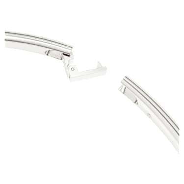 Classica necklace, Statement, Round cut, White, Sterling silver image 3