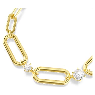 Constella bracelet, White, 18K gold finish image 2