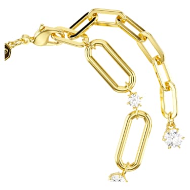Constella bracelet, White, 18K gold finish image 3