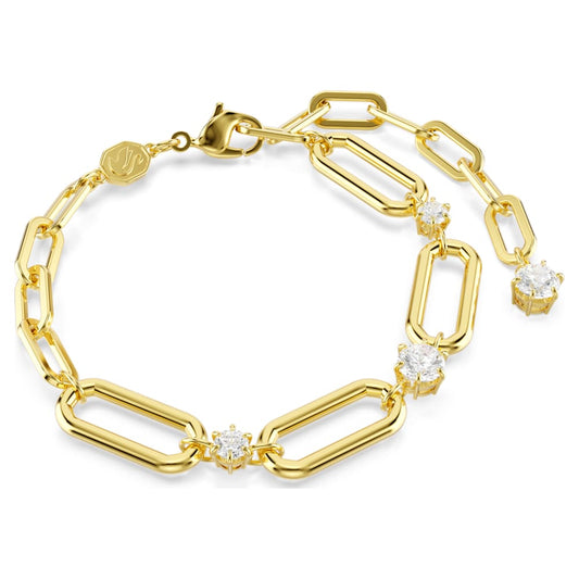 Constella bracelet, White, 18K gold finish image 1
