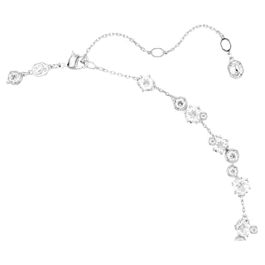 Constella set, Mixed cuts, White, Rhodium plated image 3