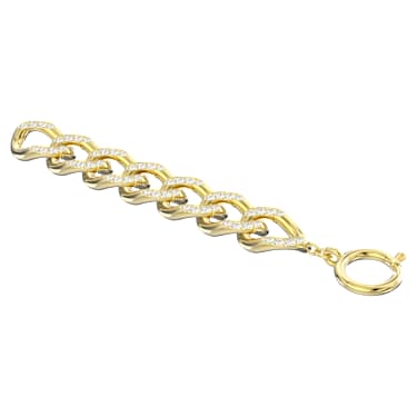 Dextera extender, White, 18K gold finish image 2